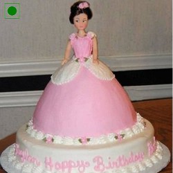 Barbie Doll birthday cake